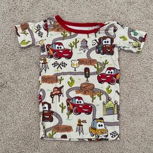 Little Sleepies radiator Springs short sleeve pajama top-size 18-24M